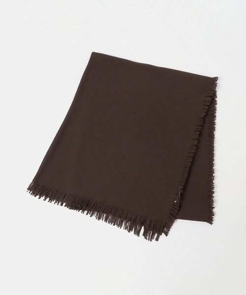 UNITED ARROWS / ユナイテッドアローズ マフラー・ショール・スヌード・ストール | ＜ASAUCE MELER＞AIRY ストール（DK.BROWN）