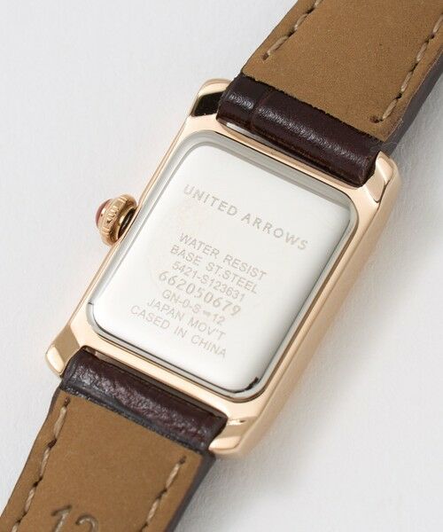 UNITED ARROWS / ユナイテッドアローズ その他小物 | スクエア 腕時計 DBR | 詳細6