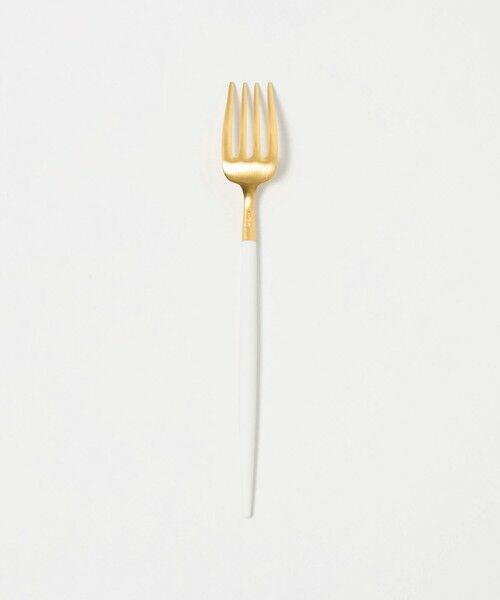 UNITED ARROWS / ユナイテッドアローズ キッチンツール | ＜CUTIPOL＞GOA White/Gold デザートフォーク | 詳細1