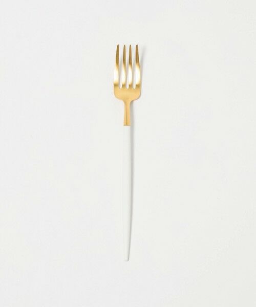 UNITED ARROWS / ユナイテッドアローズ キッチンツール | ＜CUTIPOL＞GOA White/Gold デザートフォーク（WHITE）