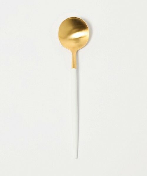 UNITED ARROWS / ユナイテッドアローズ キッチンツール | ＜CUTIPOL＞GOA White/Gold デザートスプーン（WHITE）