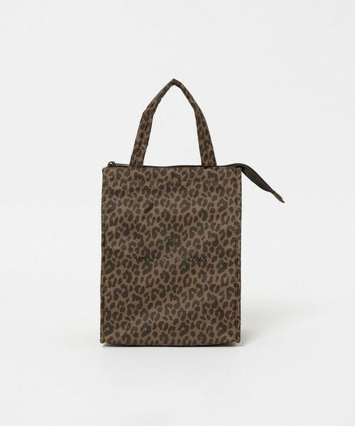 UNITED ARROWS / ユナイテッドアローズ トートバッグ | レオパード ロゴ ランチバッグ（MD.BROWN）