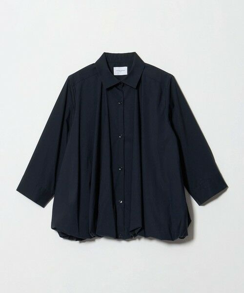 UNITED ARROWS / ユナイテッドアローズ シャツ・ブラウス | ８分袖 バルーン シャツ（NAVY）
