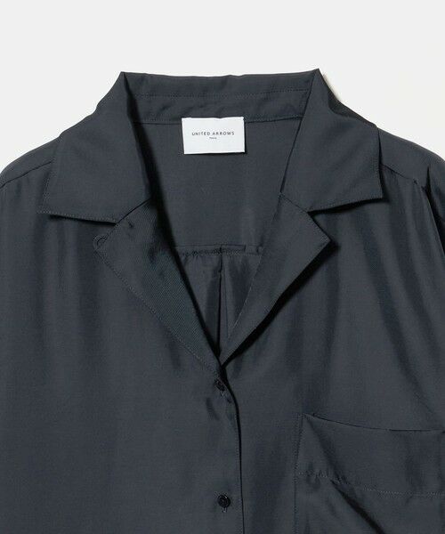 UNITED ARROWS / ユナイテッドアローズ シャツ・ブラウス | シルクライク オープンカラー シャツ ‐ウォッシャブル‐ | 詳細2