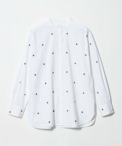 UNITED ARROWS / ユナイテッドアローズ シャツ・ブラウス | エンブロイダリーフラワー バンドカラー シャツ 26FW