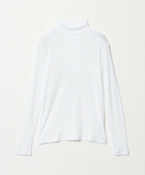 UNITED ARROWS / ユナイテッドアローズ カットソー | コットン テレコ タートル カットソー（WHITE）