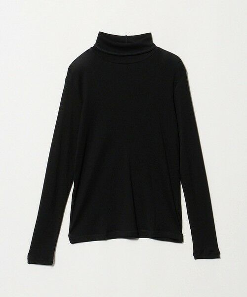 UNITED ARROWS / ユナイテッドアローズ カットソー | コットン テレコ タートル カットソー（BLACK）