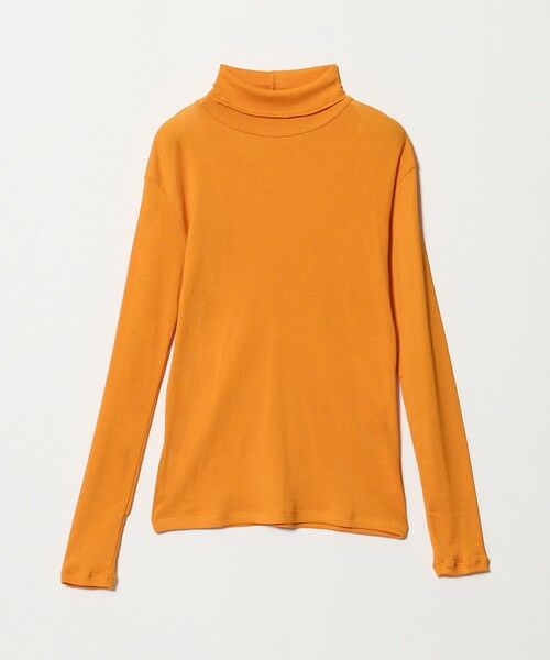 UNITED ARROWS / ユナイテッドアローズ カットソー | コットン テレコ タートル カットソー（ORANGE）