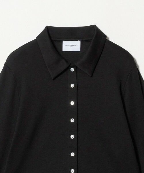 UNITED ARROWS / ユナイテッドアローズ カットソー | コットン フライス ポロシャツ | 詳細1