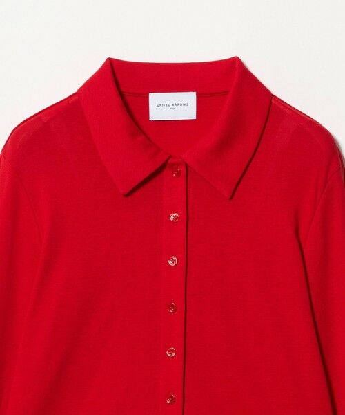 UNITED ARROWS / ユナイテッドアローズ カットソー | コットン フライス ポロシャツ | 詳細6