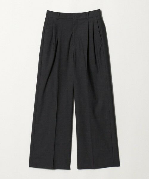 UNITED ARROWS / ユナイテッドアローズ その他パンツ | トロピカル 2タック ワイドパンツ(DK.GRAY)