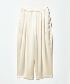 UNITED ARROWS / ユナイテッドアローズ その他パンツ | サテン ギャザー テーパード ワイドパンツ