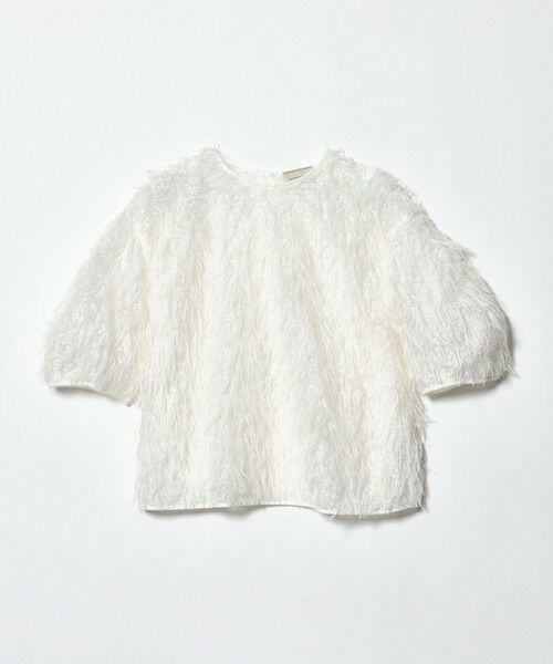 UNITED ARROWS / ユナイテッドアローズ シャツ・ブラウス | へアリー フリンジ ブラウス ‐ウォッシャブル‐（OFF WHITE）