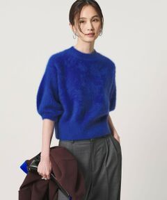 UNITED ARROWS / ユナイテッドアローズ ニット・セーター | フォックスカシミヤ パフスリーブ ニット