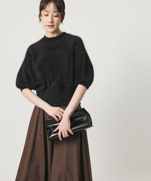 UNITED ARROWS / ユナイテッドアローズ ニット・セーター | フォックスカシミヤ パフスリーブ ニット | 詳細5