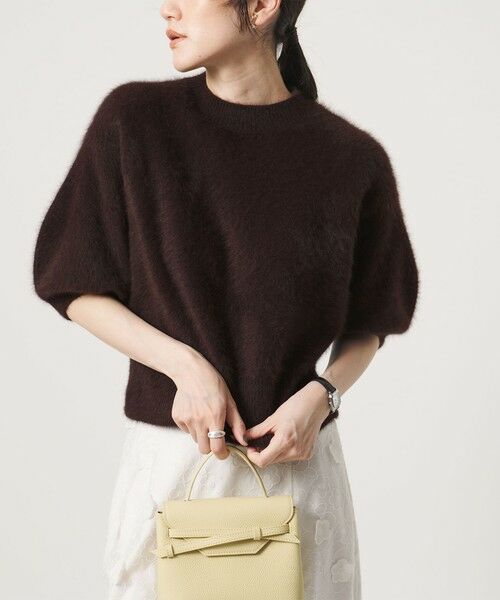 UNITED ARROWS / ユナイテッドアローズ ニット・セーター | フォックスカシミヤ パフスリーブ ニット | 詳細9