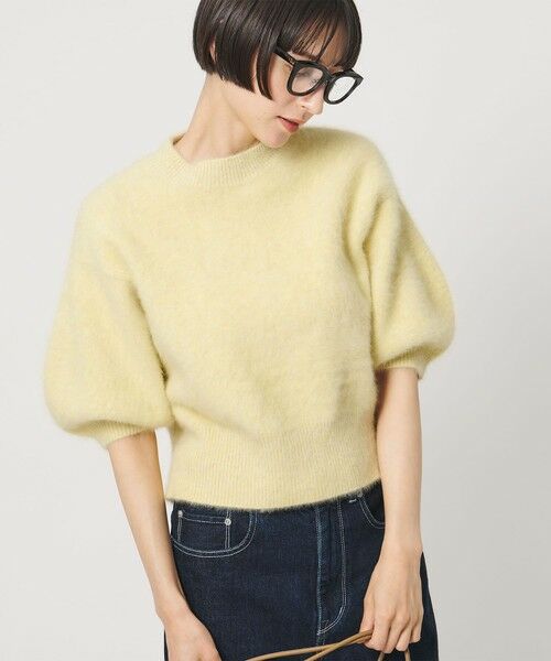 UNITED ARROWS / ユナイテッドアローズ ニット・セーター | フォックスカシミヤ パフスリーブ ニット | 詳細13