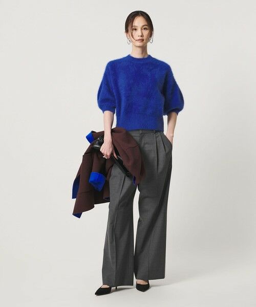 UNITED ARROWS / ユナイテッドアローズ ニット・セーター | フォックスカシミヤ パフスリーブ ニット | 詳細24