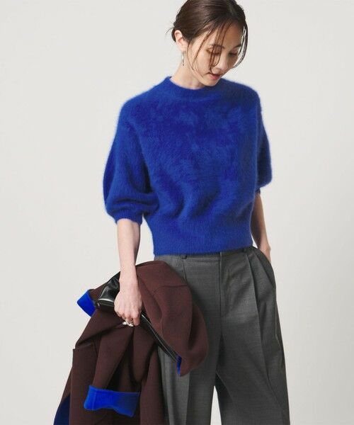 UNITED ARROWS / ユナイテッドアローズ ニット・セーター | フォックスカシミヤ パフスリーブ ニット | 詳細25