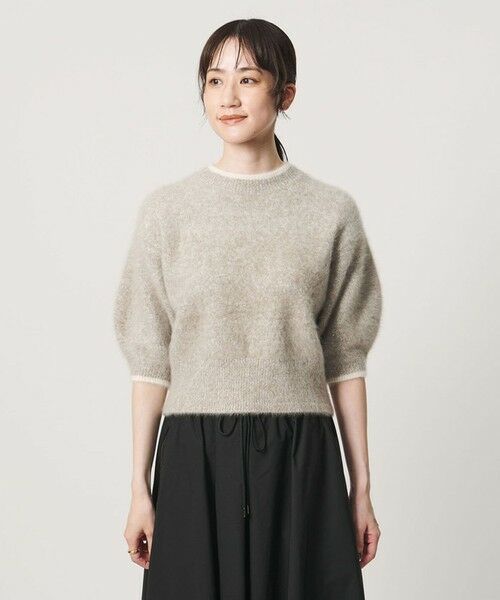 UNITED ARROWS / ユナイテッドアローズ ニット・セーター | フォックスカシミヤ パフスリーブ スパンコール ニット | 詳細12