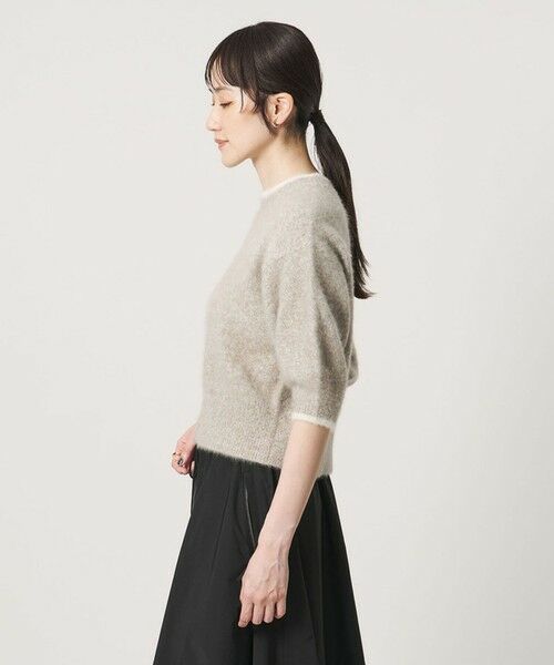 UNITED ARROWS / ユナイテッドアローズ ニット・セーター | フォックスカシミヤ パフスリーブ スパンコール ニット | 詳細14