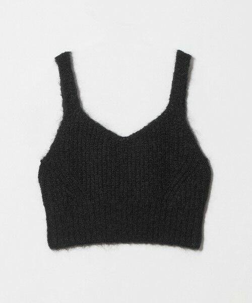 UNITED ARROWS / ユナイテッドアローズ ニット・セーター | モヘヤ アゼ キャミソール ニット（BLACK）
