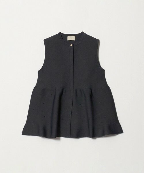 UNITED ARROWS / ユナイテッドアローズ ベスト | ビジュー ベスト ‐ウォッシャブル‐（DK.GRAY）