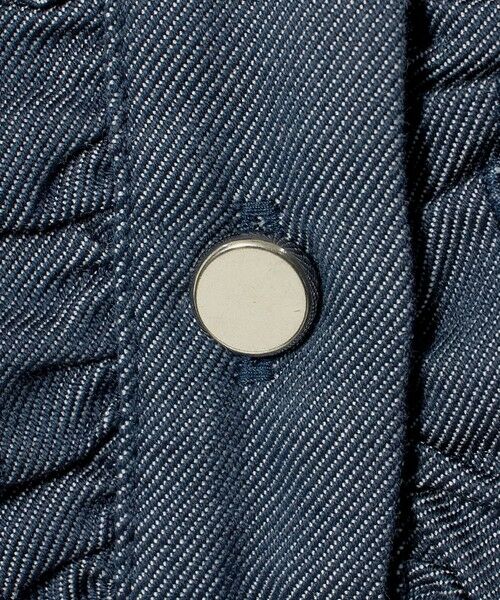 UNITED ARROWS / ユナイテッドアローズ ニット・セーター | 六分袖 デニムライク ポロニット ‐ウォッシャブル‐ | 詳細6