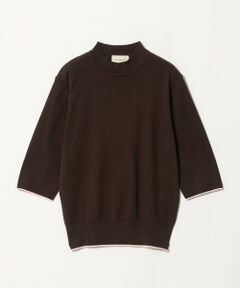 UNITED ARROWS / ユナイテッドアローズ ニット・セーター | ５分袖 ミニ ハイネック ニット ‐ウォッシャブル‐