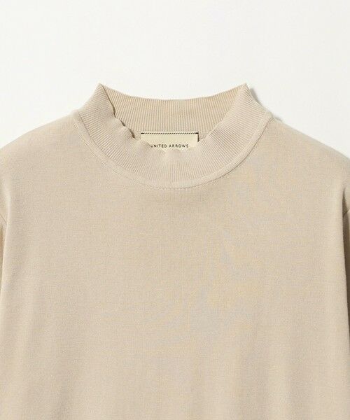 UNITED ARROWS / ユナイテッドアローズ ニット・セーター | ５分袖 ミニ ハイネック ニット ‐ウォッシャブル‐ | 詳細3