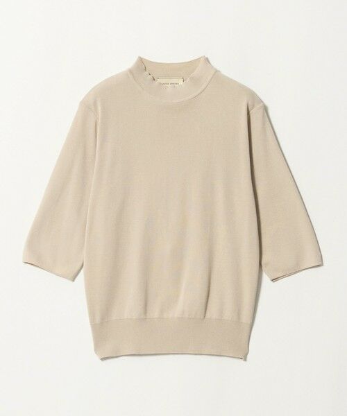 UNITED ARROWS / ユナイテッドアローズ ニット・セーター | ５分袖 ミニ ハイネック ニット ‐ウォッシャブル‐（NATURAL）