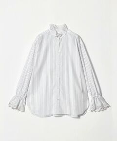 UNITED ARROWS / ユナイテッドアローズ シャツ・ブラウス | エンブロイダリー スタンドフリル シャツ