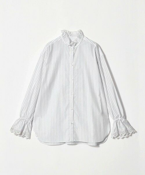 UNITED ARROWS / ユナイテッドアローズ シャツ・ブラウス | エンブロイダリー スタンドフリル シャツ（その他1）