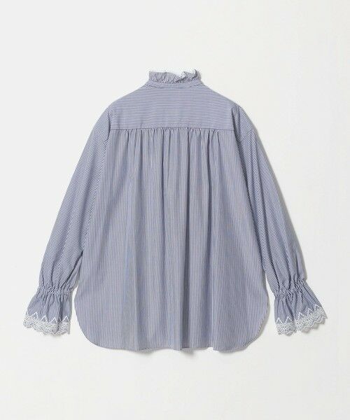 UNITED ARROWS / ユナイテッドアローズ シャツ・ブラウス | エンブロイダリー スタンドフリル シャツ | 詳細5