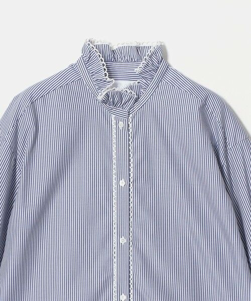 UNITED ARROWS / ユナイテッドアローズ シャツ・ブラウス | エンブロイダリー スタンドフリル シャツ | 詳細6