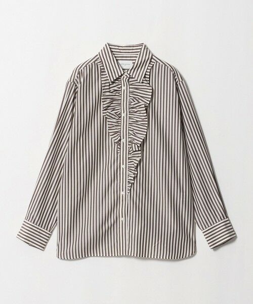 UNITED ARROWS / ユナイテッドアローズ シャツ・ブラウス | アシンメトリー フリル レギュラーシャツ（その他1）