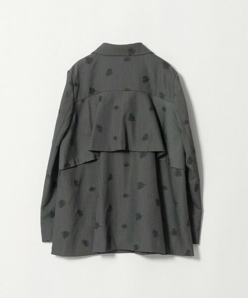 UNITED ARROWS / ユナイテッドアローズ テーラードジャケット | フラワー ジャガード バックフレア ジャケット | 詳細4