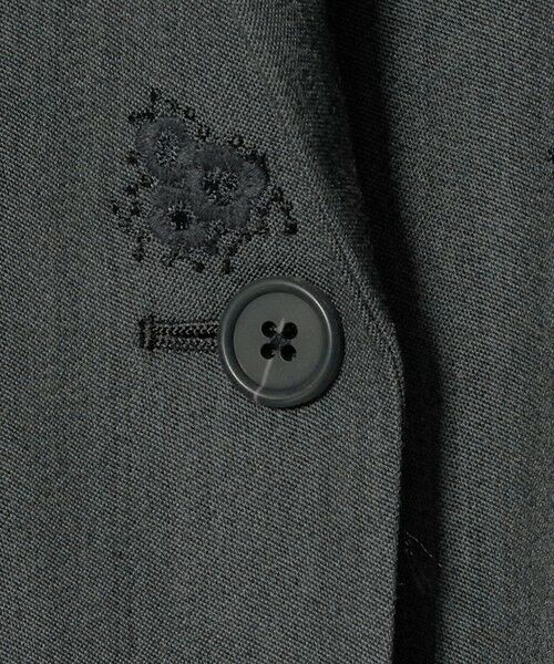 UNITED ARROWS / ユナイテッドアローズ テーラードジャケット | フラワー ジャガード バックフレア ジャケット | 詳細8