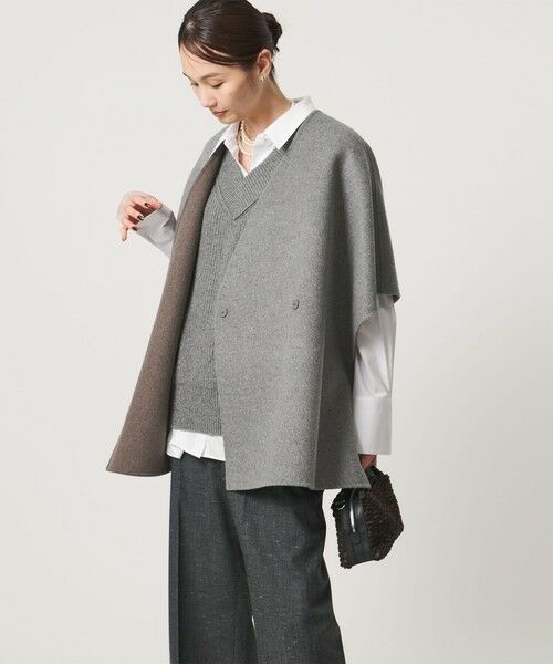 UNITED ARROWS / ユナイテッドアローズ その他アウター | バイカラー リバー ストールベスト | 詳細21
