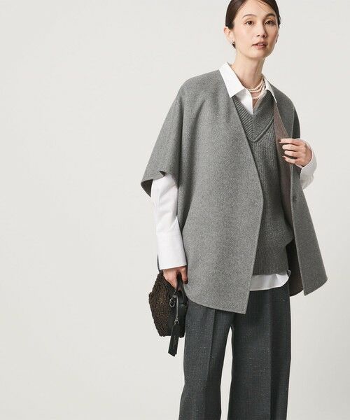 UNITED ARROWS / ユナイテッドアローズ その他アウター | バイカラー リバー ストールベスト | 詳細22