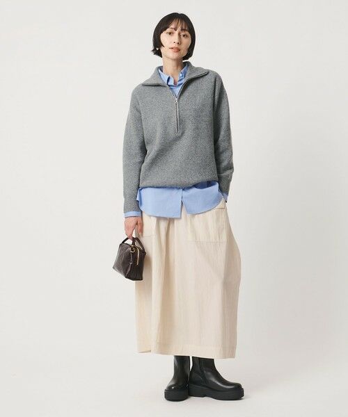UNITED ARROWS / ユナイテッドアローズ ロング・マキシ丈スカート | ポケット コクーン シルエット スカート | 詳細4