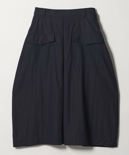 UNITED ARROWS / ユナイテッドアローズ ロング・マキシ丈スカート | ポケット コクーン シルエット スカート（NAVY）