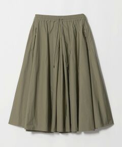 UNITED ARROWS / ユナイテッドアローズ ロング・マキシ丈スカート | タフタ ジップ フレアスカート ‐ウォッシャブル‐