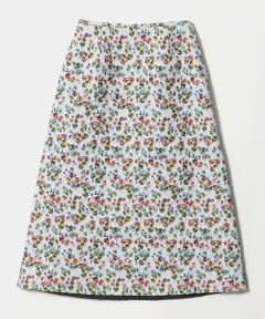 UNITED ARROWS / ユナイテッドアローズ ロング・マキシ丈スカート | カラー フラワー ジャガード スカート