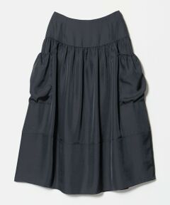 UNITED ARROWS / ユナイテッドアローズ ロング・マキシ丈スカート | シルクライク ティアード スカート ‐ウォッシャブル‐