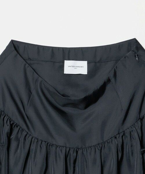 UNITED ARROWS / ユナイテッドアローズ ロング・マキシ丈スカート | シルクライク ティアード スカート ‐ウォッシャブル‐ | 詳細4