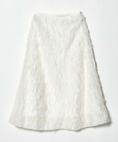 UNITED ARROWS / ユナイテッドアローズ ロング・マキシ丈スカート | へアリー フリンジ フレアスカート ‐ウォッシャブル‐