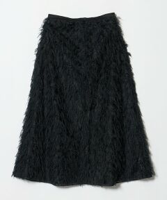UNITED ARROWS / ユナイテッドアローズ ロング・マキシ丈スカート | へアリー フリンジ フレアスカート ‐ウォッシャブル‐