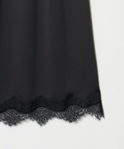 UNITED ARROWS / ユナイテッドアローズ ロング・マキシ丈スカート | サテン レース コンビ スカート | 詳細6