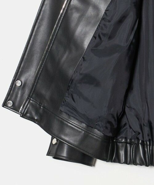 UNITED ARROWS / ユナイテッドアローズ ブルゾン | スタンドカラー レザーライク ブルゾン | 詳細2